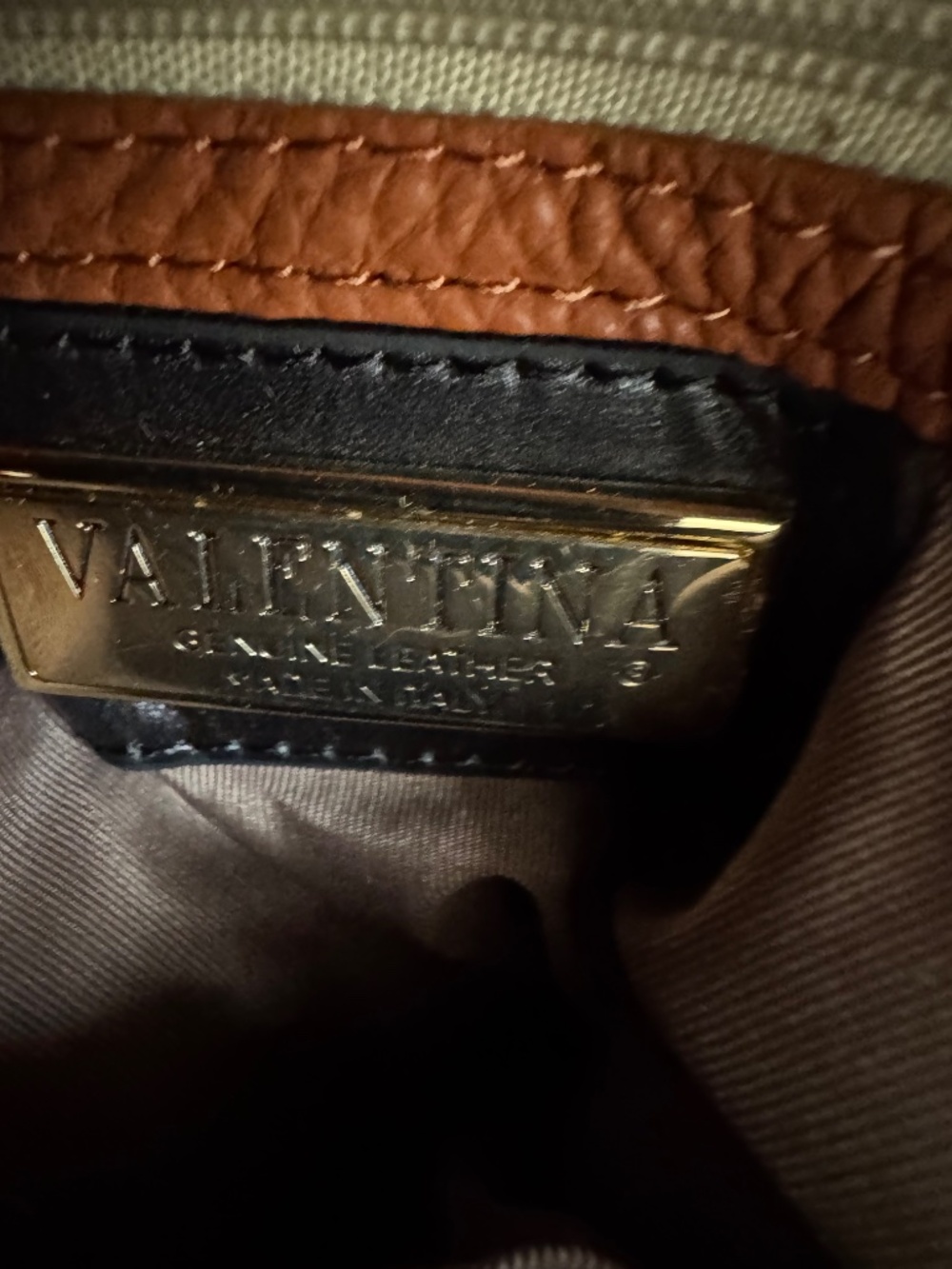 NWT Valentina Italy Convertible Leather Sling Backpack - Picture 10 of 11